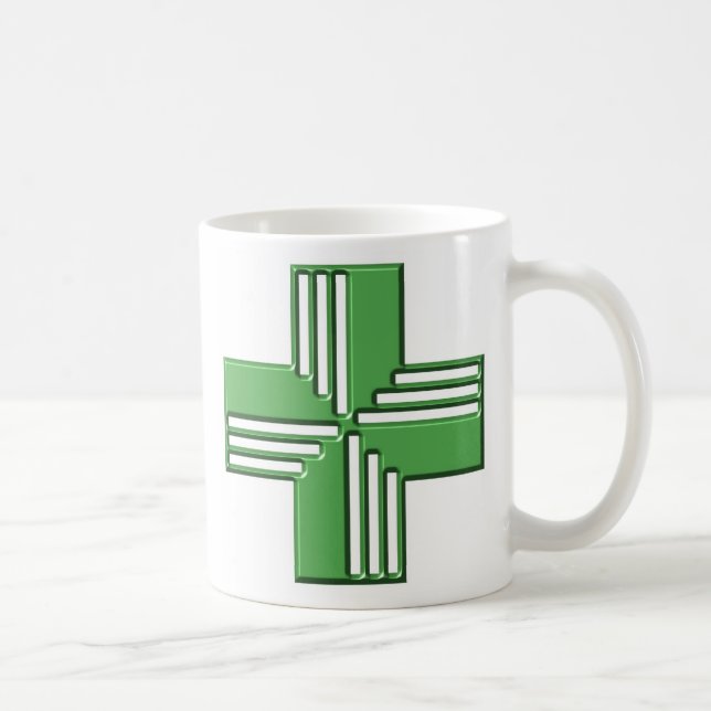 Mug Croix de pharmacie (Droite)