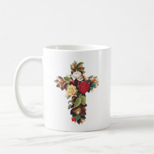 Mug Croix de Roses La Croix de Rose symbolisant les Ro