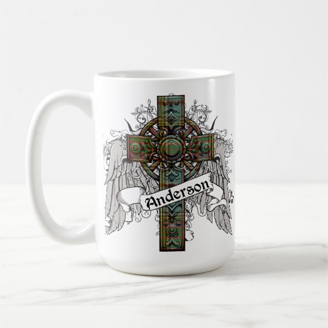 Mug Croix de Tartan Anderson (Gauche)