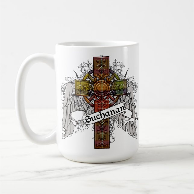Mug Croix de tartan de Buchanan (Gauche)