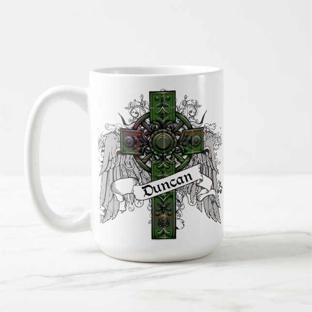 Mug Croix de tartan de Duncan (Gauche)