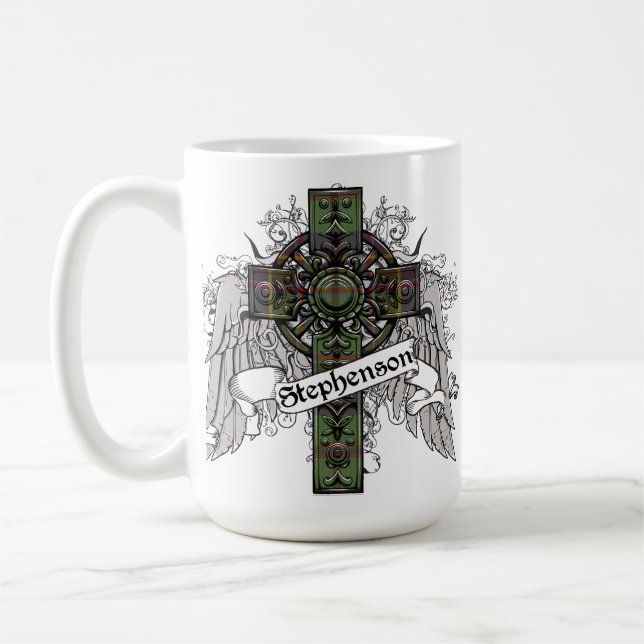 Mug Croix de tartan de Stephenson (Gauche)