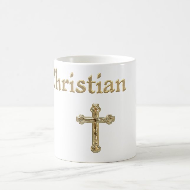 Mug Croix d'or chrétienne (Centre)