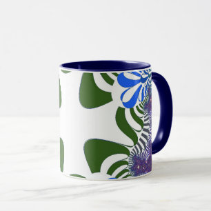 Mug Croix florale pourpre