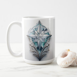 Mug Croix géométrique bleue