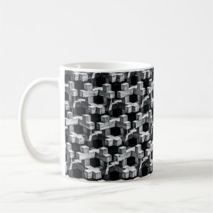 Mug Croix grise et noire