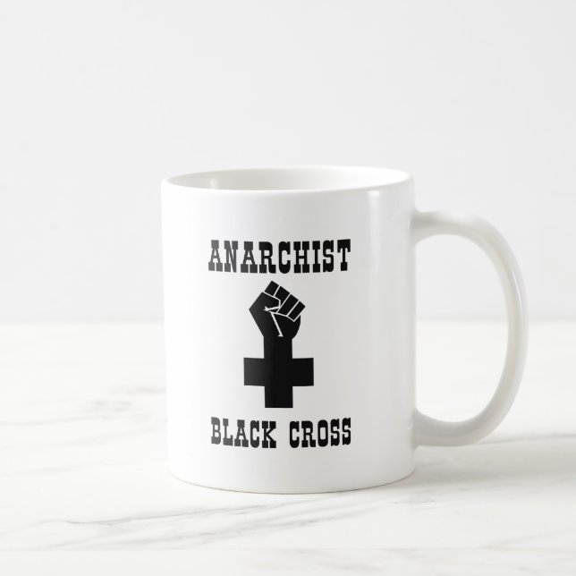 Mug Croix noire d'anarchiste (Droite)