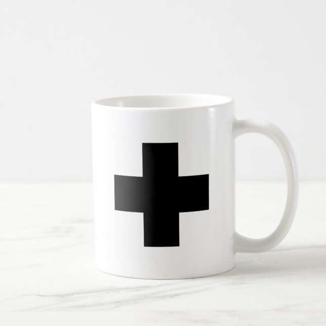 Mug Croix noire de premiers secours (Droite)