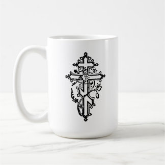 Mug Croix orthodoxe chrétienne orthodoxe 15oz.