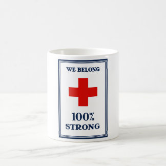 Mug Croix-Rouge -- Nous appartenons 100% fort