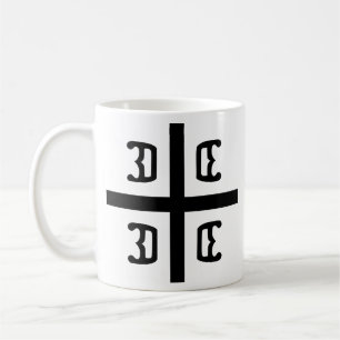 Mug Croix serbe