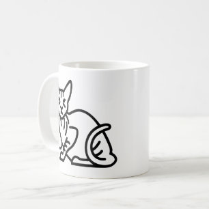 Mug Croquis de chat Sphinx