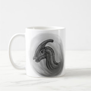 Mug Croquis de Parasaurolophus