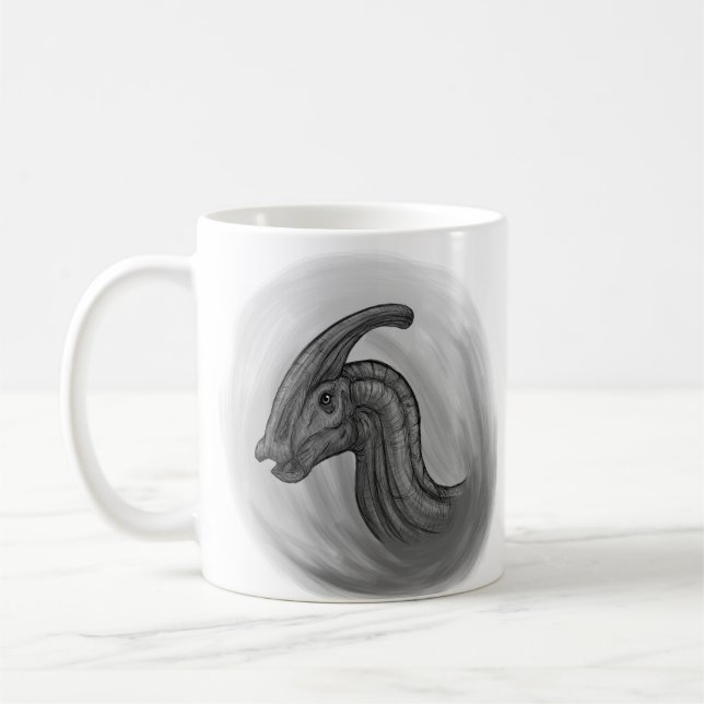 Mug Croquis de Parasaurolophus (Gauche)