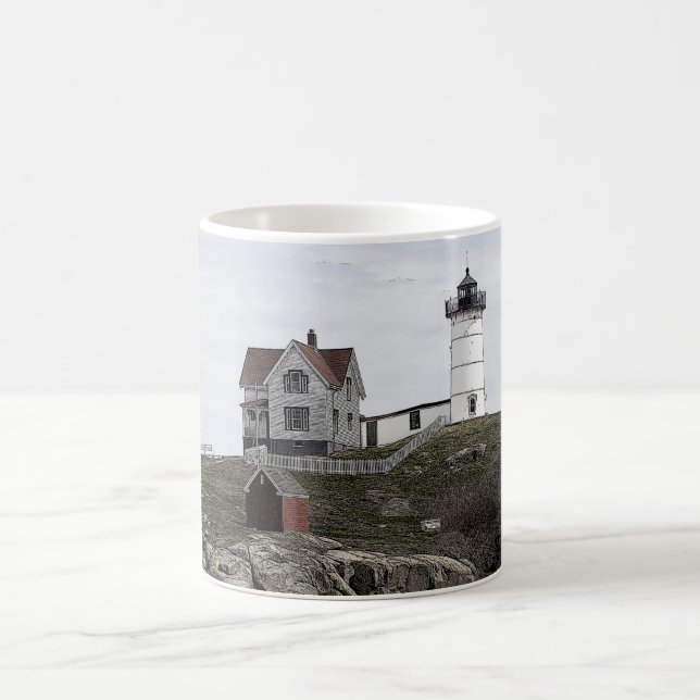 Mug Croquis de phare de protubérance (Centre)