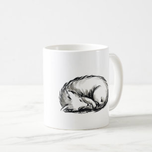 Mug Croquis de renard mignon avec nom