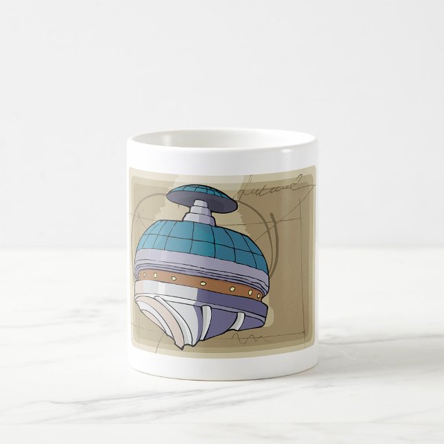 Mug Croquis de station spatiale (Créateur téléchargé)