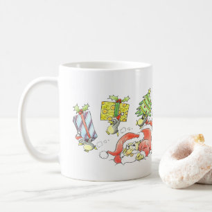Mug Croquis dessiné à la main Joie au Monde Santa grum