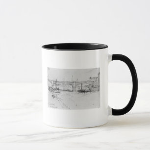 Mug Croquis du pont de Londres, 1860