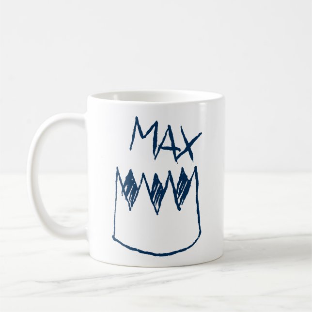 Mug Croquis max. et couronne (Gauche)