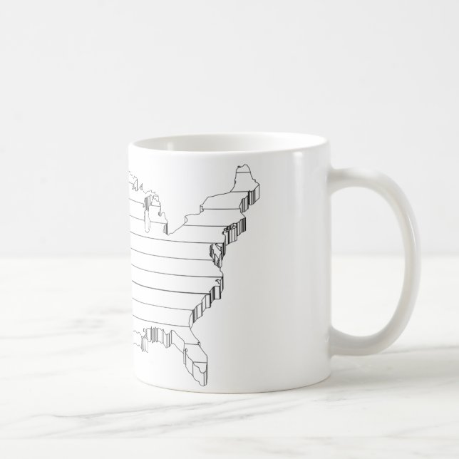 Mug Croquis USA (Droite)