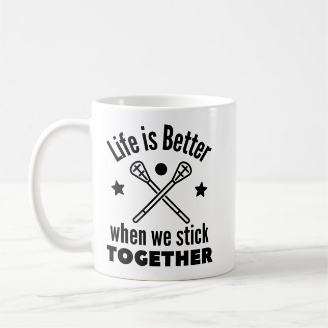 Mug Crosse : La vie est meilleure quand on reste ensem (Gauche)