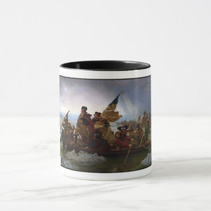 Mug Crossing Delaware 1776 : Général George Washington