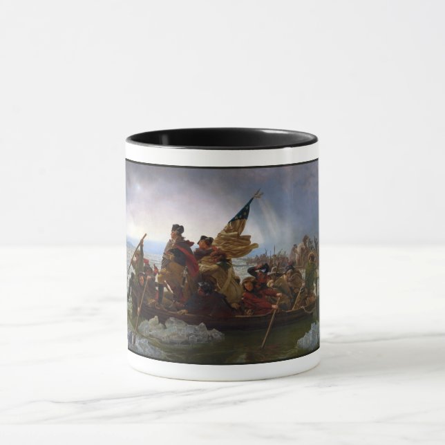 Mug Crossing Delaware 1776 : Général George Washington (Centre)