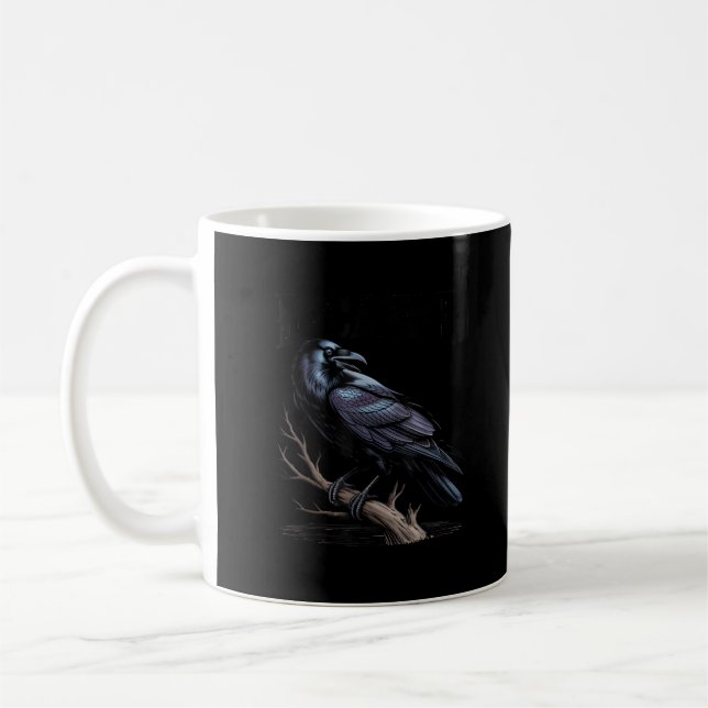 Mug Crow, F-Caw-F Funny Bird Funny Quote (Gauche)