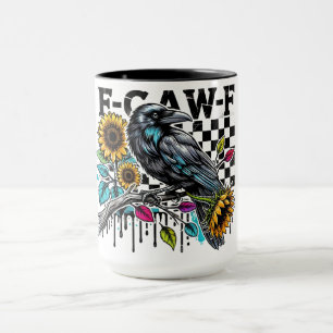 Mug Crow Raven F-CAW-F Drôle Halloween