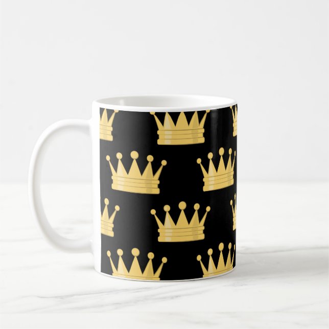 Mug Crown Seamless Pattern   (Gauche)
