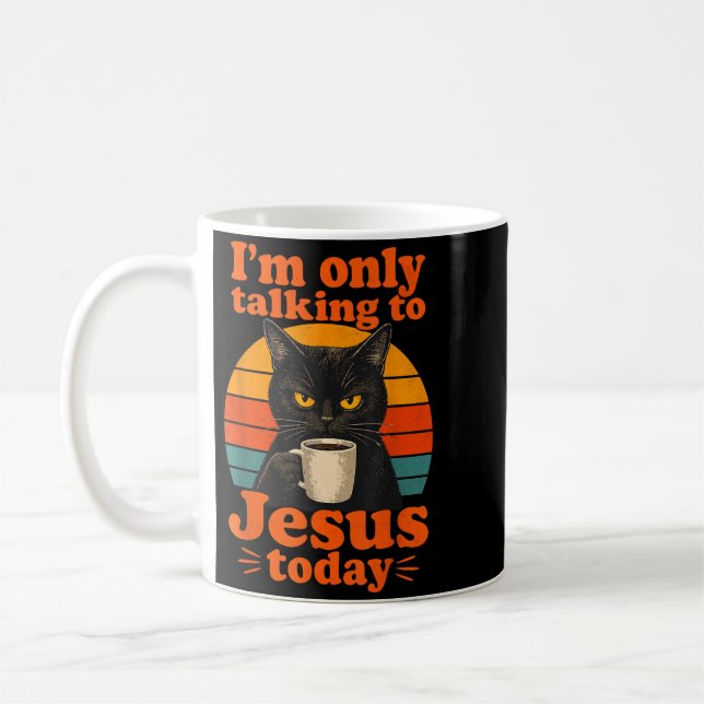 Mug Croyant drôle Jésus Foi chrétienne (Gauche)