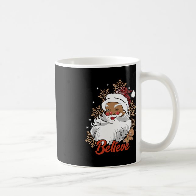 Mug Croyez Afro Père Noël African American Christmas B (Droite)