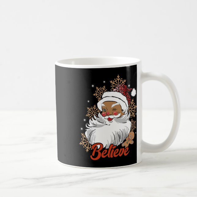Mug Croyez Afro Père Noël African American Christmas B (Droite)