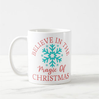 Mug Croyez en la magie - Flocon de neige
