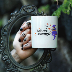 Mug Croyez en la Sorcière Magique Halloween