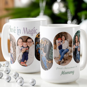 Mug Croyez en Magic 5 Roundé Lozenge Photo New Mom