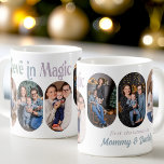 Mug Croyez en Magic 6 Roundé Lozenge Photo Nouveau béb<br><div class="desc">Croyez en la tasse photo magique pour les nouveaux parents ou comme un cadeau de faire-part de naissance de vacances - ou vous pouvez customiser le libellé pour n'importe quelle occasion. Le design comporte 6 photos et une formulation entièrement modifiable pour vous permettre de personnaliser comme vous le souhaitez. Vos...</div>