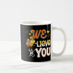 Mug Croyez En Vous Drôle Test d'Abeille Enseignant Jou