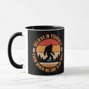 Mug Croyez En Vous-Même Bigfoot Noir