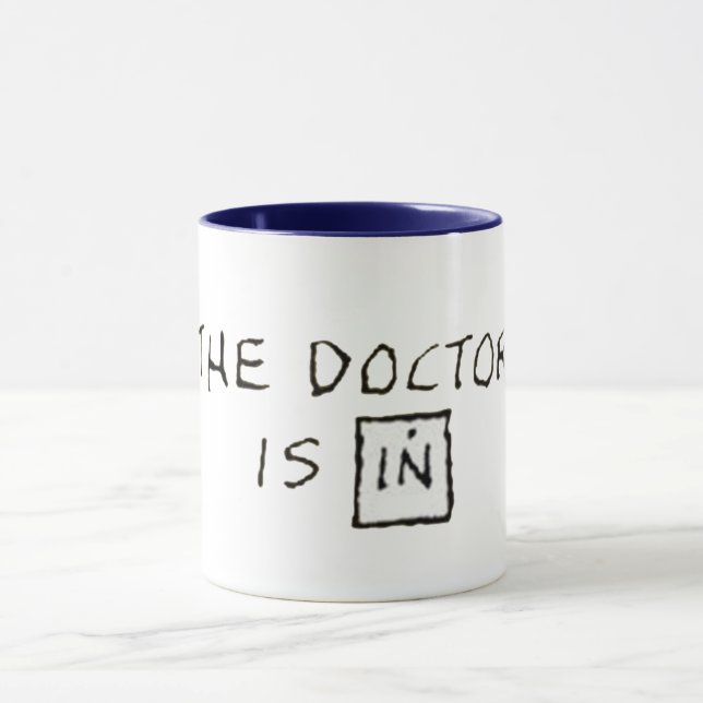 Mug croyez-moi docteur en jeu de mots médicaux drôle d (Centre)