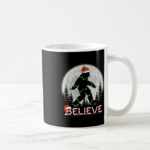 Mug Croyez Sucre de canne Sasquatch Père Noël Lumières