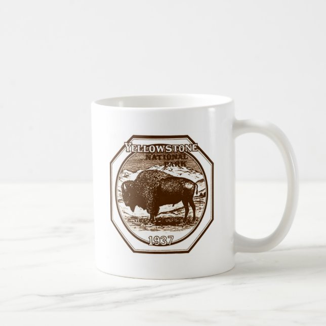 Mug Cru 1937 de parc national de Yellowstone (Droite)