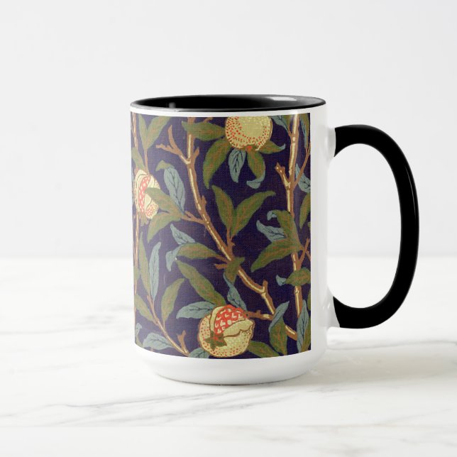 Mug Cru d'oiseau et de grenade de William Morris (Droite)