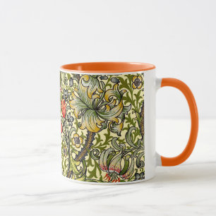 Mug Cru d'or William Morris de lis