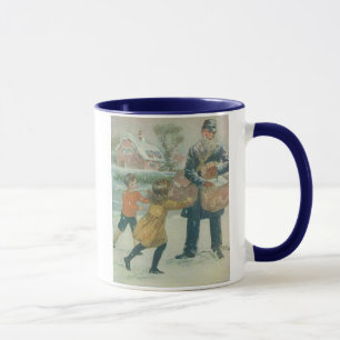Mug Cru - facteur de vacances,