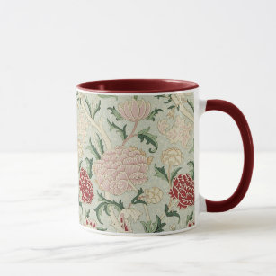 Mug Cru floral de Pre-Raphaelite de William Morris