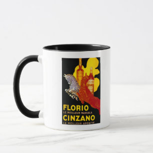 Mug Cru PosterEurope de Florio Cinzano