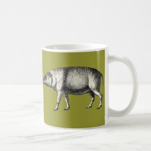Mug Cru sauvage de Warthog de porc de verrat de porc