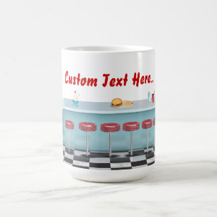 Mug Cru tout le wagon-restaurant américain